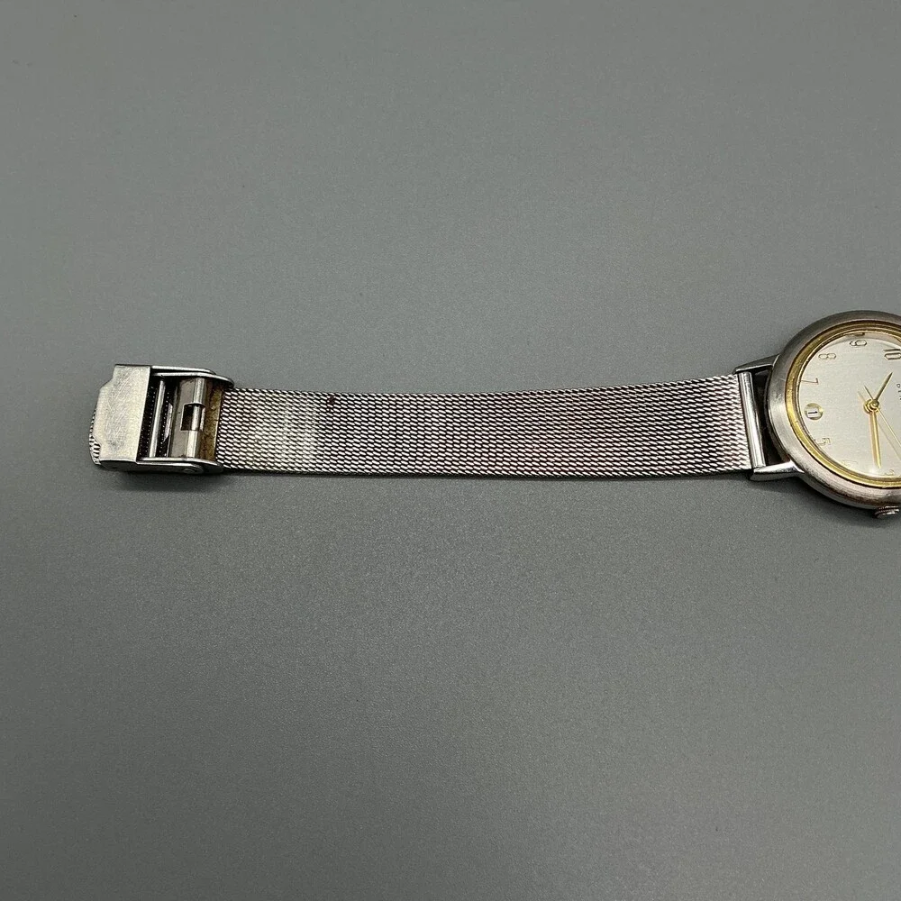 Women's Two-Tone Mesh Bracelet Watch - Silver and Gold